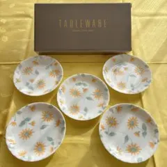 【 新品 】A&E 花柄皿 5枚セット　小皿セット