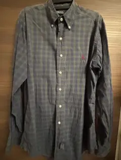 Polo by Ralph Lauren 長袖シャツ Mサイズ ダークグリーン