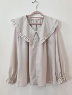 ROPE PICNIC BIGカラーフリルブラウス