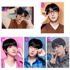《JIN-58》BTS L版写真 ソクジン 5枚セット