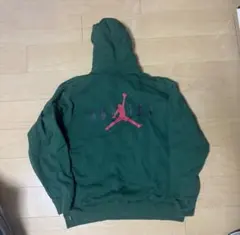 シュプリーム　Jordan グリーン パーカー フード付き