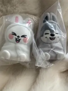 SKZOO ライトマスコット ガチャ リービット ウルフチャン