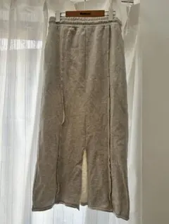 グレー スウェット タイトスカート