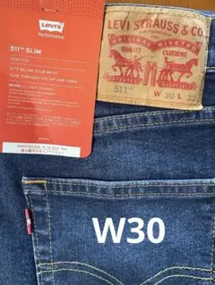 ■新品★W30★Levi's 511 SLIM STRETCH WARM★スリム