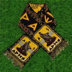 【Used】サッカーマフラー アリス・テッサロニキFC ギリシャ 黄黒 古着