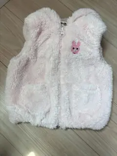 美品 ミキハウス ホットビケッツ ベスト 90センチ