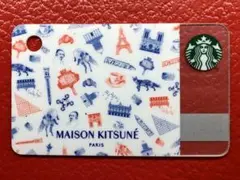 【メゾンキツネコラボ限定品】スターバックスカード　スタバカード　レア