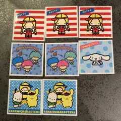 サンリオキャラクターズ シールコレクション 8枚セット キラキラシール セリア
