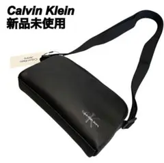 Calvin Klein【新品】ショルダー&カメラバック　CKロゴ　ブラック