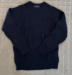 ナノユニバース　ストライプ編み　ニットセーター