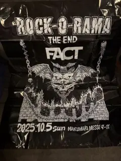 FACT クローク袋　ROCK-O-RAMA THE END オーラマ