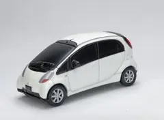 プルバックカー 1/64「三菱 i」白　開封品・箱無
