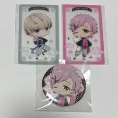 WINDBREAKER DMMスクラッチ 梶蓮 桐生三輝 クリアカード 缶バッジ