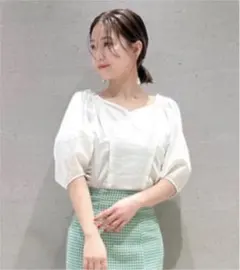 Lily brown コルセットディテールトップス