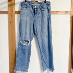 AMERICAN EAGLE ダメージデニムジーンズ【フリー】