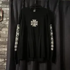 3834 West Coast Choppers ロンT ビッグプリント 黒 - メルカリ