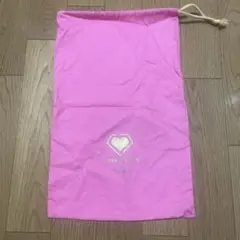 SUPER LOVERS ピンク 巾着袋