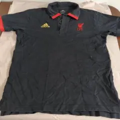 Liverpool adidas ポロシャツ M 黒/赤