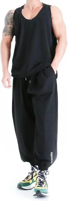 ジョガーパンツ メンズ トレーニングウェア ジムウェア 通気性 ストレッチ