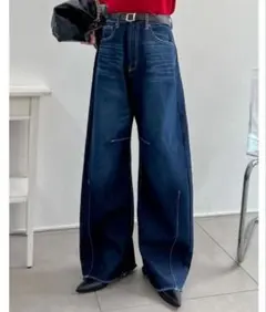 Re:EDIT 販売枚数8.2万枚の大人気デニム ネイビー Lサイズ