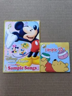 【未使用】Disney World of English サンプルCD・ビデオ