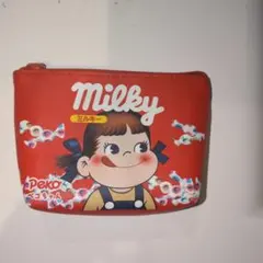 不二家 ペコちゃん ミルキー ポーチ