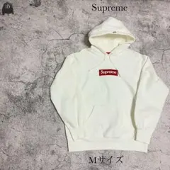 Supreme ボックスロゴパーカー　21AW ホワイト　Mサイズのサムネイル