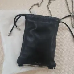 AMERI VINTAGE ブラック 巾着型ショルダーバッグのサムネイル