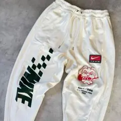 NIKE Shoe Dog ジョガーパンツ スウェット グリーン ホワイト白L