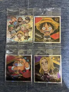ワンピース　シール　ウエハース　log 3 4枚