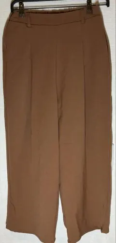 RETRO GIRL ワイドパンツ M ブラウン ウエストゴム