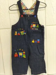 ミキハウス デニムオーバーオール80