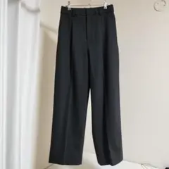 新品UNIQLO タックワイドパンツ Mサイズ標準丈
