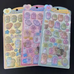 うるちゅるポップシール おぱんちゅうさぎ んぽちゃむ　セット