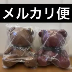チェーン　テディベアショルダーバッグ2体セット