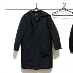 UNIQLO ブラック ハイブリッドダウン　 M フード付き