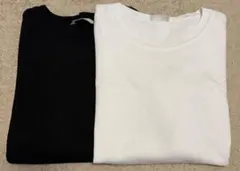 美品 ZARA ベーシックコットンtシャツ S2枚セット