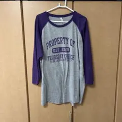 THURSDAY CHURCH ラグラン 七分袖 カットソー