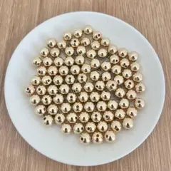 ゴールドラウンドビーズ