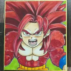 手描きイラスト ファンアート アナログ 原画 No.007 小色紙