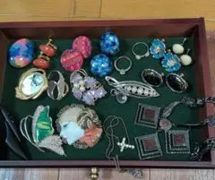 多色ビンテージ★ジュエリーセット★アンティーク