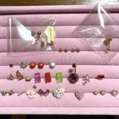 キュート様専用　16G18G　ファンシー系 ピンクゴールド　ボディピアスセット