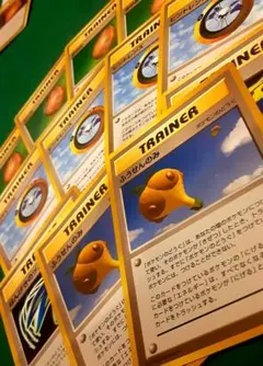 【旧裏】ポケカ トレーナー12枚セット ピントレンズ、反撃の爪、ふうせんの実