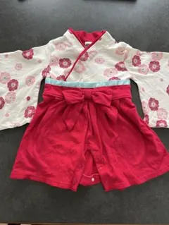 ベビー袴　女の子向け サイズ70 秋冬向け