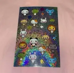 【即日発送】平成レトロ キラキラホログラムシール 動物たち