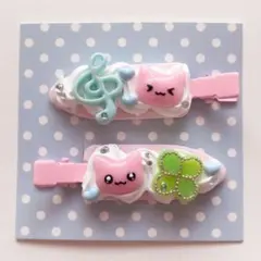 ♡前髪クリップデコ♡ハンドメイド