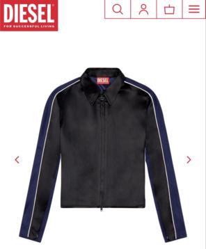 DIESEL24SS C-Lory ジップアップ ジャケット