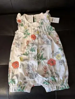 baby GAP 花柄ロンパース 3-6ヶ月