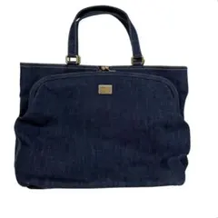 DOLCE&GABBANA DENIM LOGO TOTE HAND BAGのサムネイル