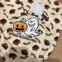 チロルチョコ　ハロウィン　ロンパ　70センチ　新品未使用　綿100%